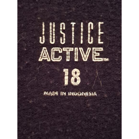 Girls Junior Plus Justice Blue and Black Dance Sweatshirt Size 18 - Picture 3 of 5